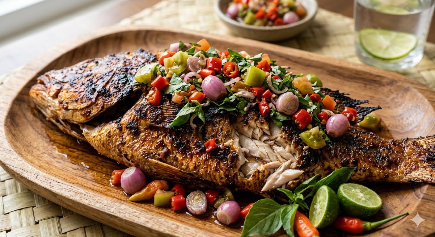 Ikan Bakar Sambal Colo-Colo Khas Maluku